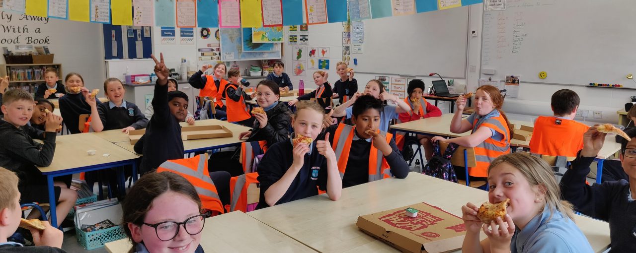 Pizza Party in 4th Class