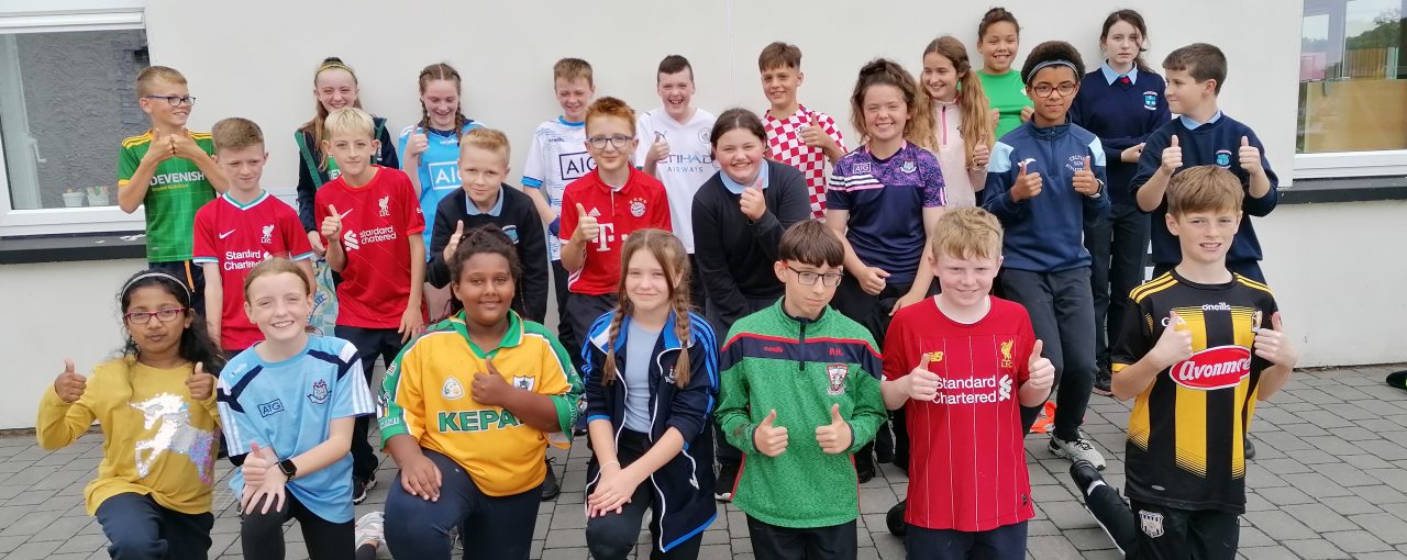 Jersey Day in Scoil Bhríde.